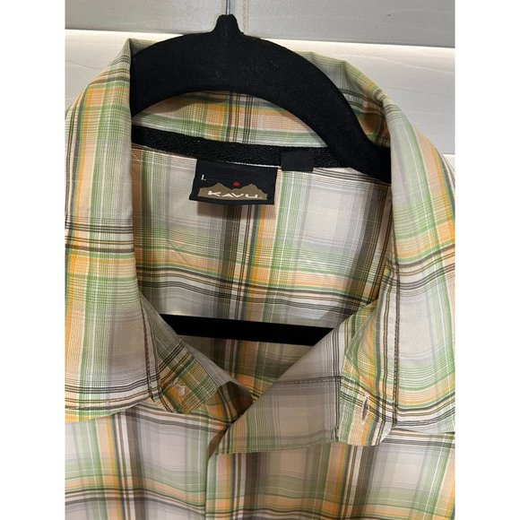 Kavu‎ Short Sleeve Button Up Shirt - Size L - Picture 2 of 4